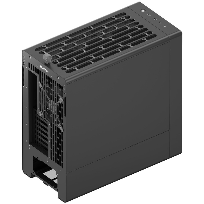 HAVN BF 360 Flow Solid kompiuterio dėžė, Midi Tower, E-ATX, juoda