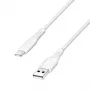 LogiLink CU0251 USB 2.0 laidas USB-C – USB-A, 480 Mbps, 15 W, baltas, 0,5 m