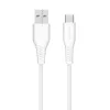 LogiLink CU0251 USB 2.0 laidas USB-C – USB-A, 480 Mbps, 15 W, baltas, 0,5 m