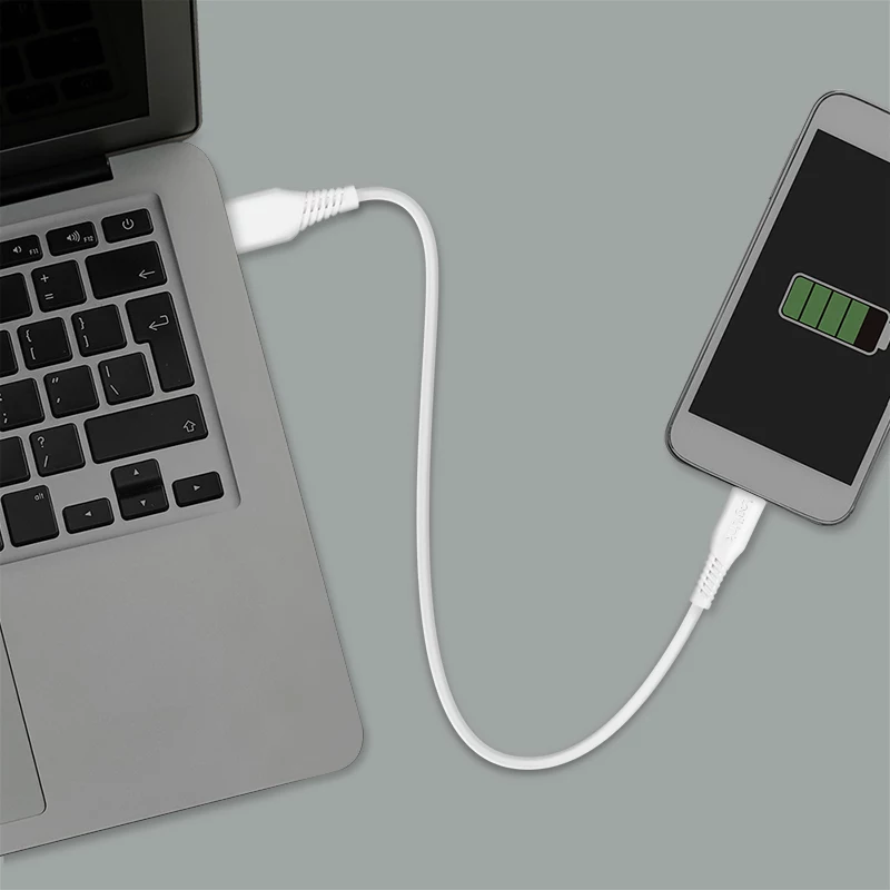 LogiLink CU0251 USB 2.0 laidas USB-C – USB-A, 480 Mbps, 15 W, baltas, 0,5 m