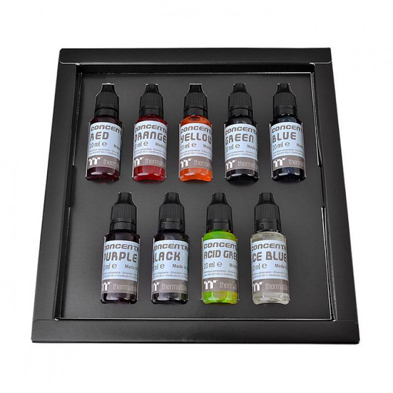 Thermaltake TT Premium aušinimo skysčio koncentrato komplektas CL-W221-OS00SW-A, 9 x 20 ml