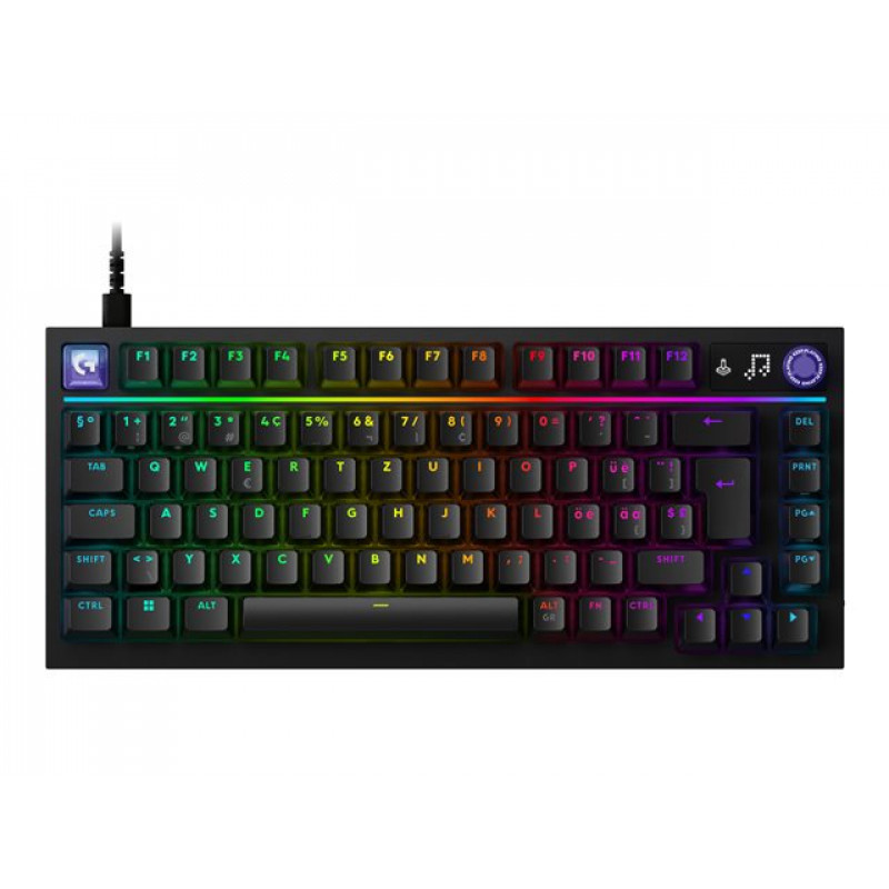 Logitech G316 X 75 klaviatūra žaidimams, juoda, US International išdėstymas