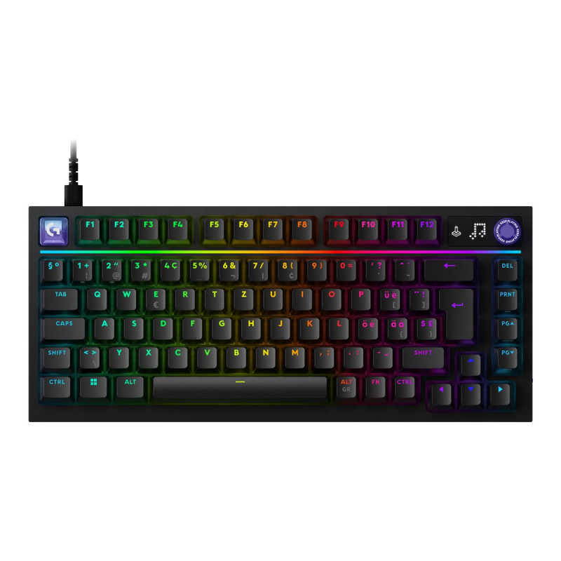 Logitech G316 X 75 klaviatūra žaidimams, juoda, US International išdėstymas