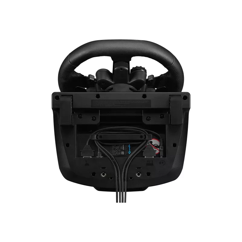 Logitech G923 vairas su pedalais lenktynių žaidimams kompiuteriui (PC), juodas