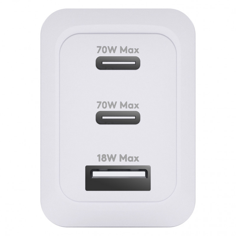 dbramante1928 CI70CCWH4436 baltas 70 W kroviklis su 2x USB-C ir 1x USB-A, ES kištukas