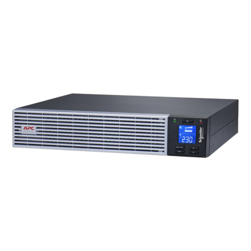 APC Easy UPS On-Line SRVL1KRIRK nepertraukiamo maitinimo šaltinis, 1000 VA / 900 W, Li-Ion, 2U spintai, su montavimo bėgeliais