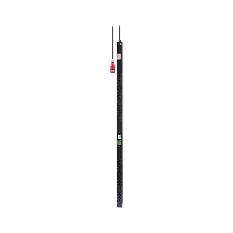 APC Easy PDU EPDU2116SMBO spintos maitinimo skirstytuvas su išvesčių matavimu ir jungimu, ZeroU, 16 A, 230 V, 20 x C13 ir 4 x C19, 3 m laidas
