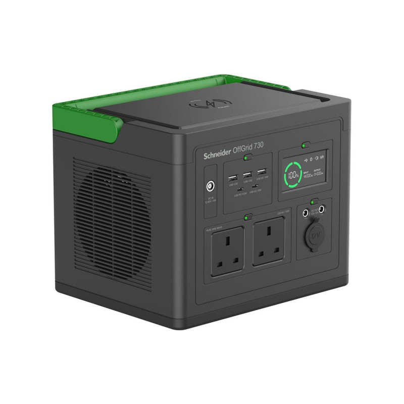APC Schneider OffGrid 730 PPS730-UK nešiojama energijos stotelė, 738 Wh, su UK tipo lizdais