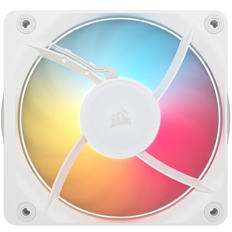 Corsair iCUE LINK RX120 II RGB PWM korpuso ventiliatorius CO-9051058-WW, 120 mm, 1 vnt., baltos spalvos