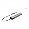 i-tec CAHUBMETAL6LANPD USB-C/USB-A metalinis šakotuvas (hubas), 6 prievadai, Gigabit LAN, Power Delivery 85 W, sidabro spalvos