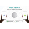XD Design FindMate Dual RCS daiktų ieškiklis P301.6203, Apple Find My ir Android Find Hub, IPX5