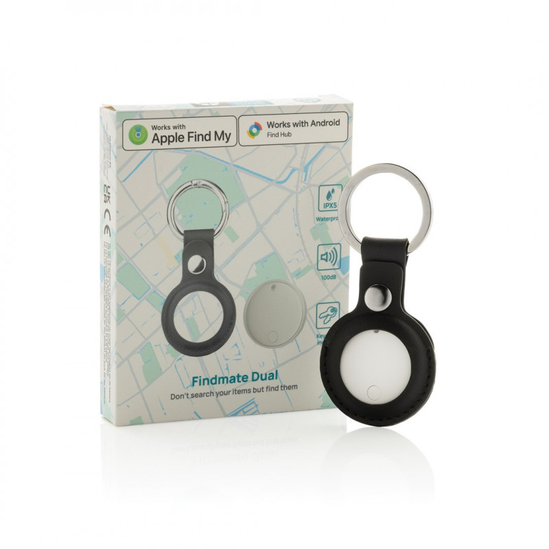 XD Design FindMate Dual RCS daiktų ieškiklis P301.6203, Apple Find My ir Android Find Hub, IPX5