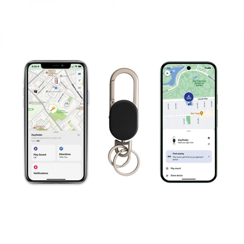 XD Design Connects Keyfinder Dual raktų ieškiklis, Apple ir Android Find, P301.1601