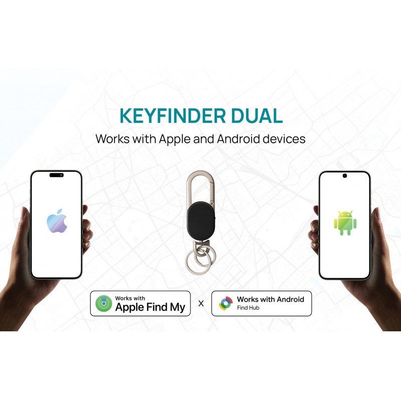 XD Design Connects Keyfinder Dual raktų ieškiklis, Apple ir Android Find, P301.1601