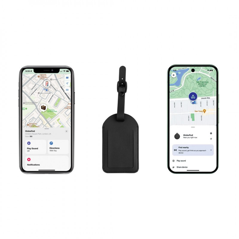 XD Design Connects Globefind Dual RCS bagažo ieškiklis, Apple ir Android Find, P301.5701