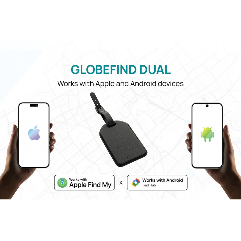 XD Design Connects Globefind Dual RCS bagažo ieškiklis, Apple ir Android Find, P301.5701