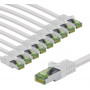 Goobay 69788 CAT 8.1 Ethernet laidas su GHMT sertifikatu, S/FTP (PiMF), 3 m, baltas (10 vnt.)