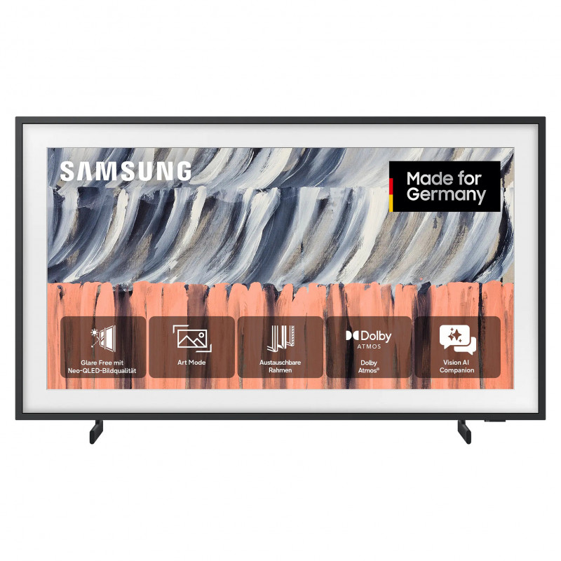 Samsung GQ43LS03HEUXZG The Frame QLED Smart TV televizorius 43", 4K UHD, juodas