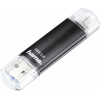 Hama Laeta Twin USB raktas, 16 GB, USB 3.2 Gen 1 (3.1 Gen 1), juodas