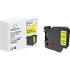 Renkforce RF-LT-D40918 lipdukų juosta, pakeičia DYMO D1 40918, 9 mm, geltona, juodi rašmenys, 7 m