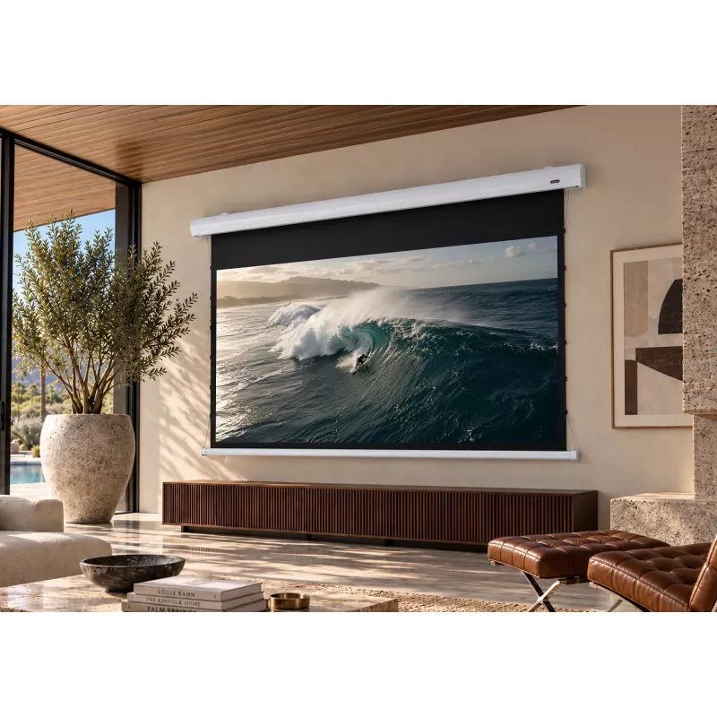 celexon HomeCinema Tension 90 MWHT elektrinis projektoriaus ekranas, 228,6 cm