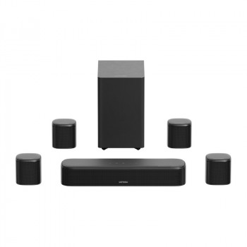 Ultimea Aura S5T 7.1 Dolby Atmos garso juosta su laidiniu žemųjų dažnių garsiakalbiu