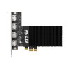 MSI GeForce GT 710 2GD3H grafikos plokštė, 2 GB GDDR3, 64 bitų magistralė, 4x HDMI