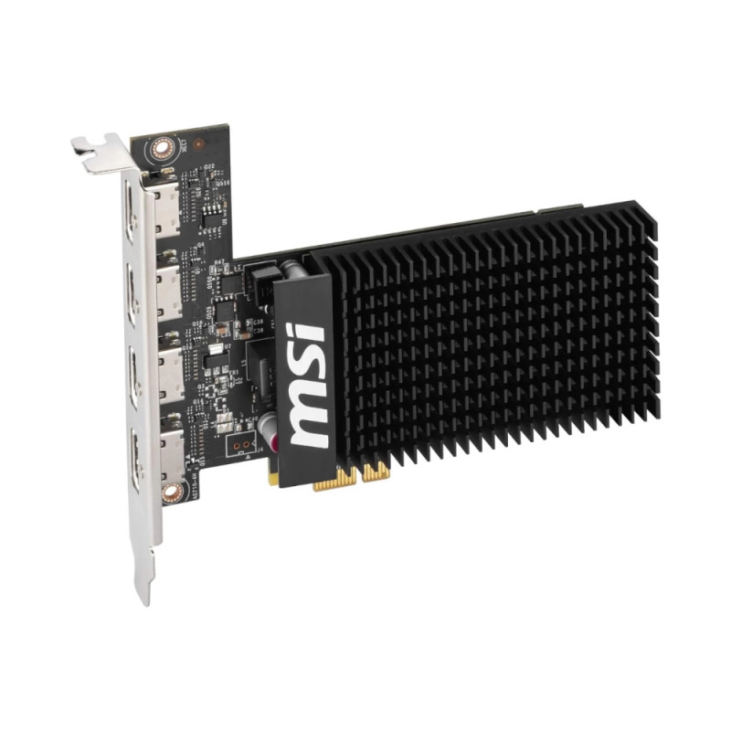 MSI GeForce GT 710 2GD3H grafikos plokštė, 2 GB GDDR3, 64 bitų magistralė, 4x HDMI