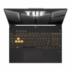 ASUS TUF Gaming F16 FX607VJR-TU305W nešiojamas kompiuteris, Intel Core 5 205H, 16 GB DDR5, 512 GB SSD, GeForce RTX 3050 6 GB, Windows 11 Home, klaviatūra US International, pilkas