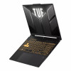 ASUS TUF Gaming F16 FX607VJR-TU305W nešiojamas kompiuteris, Intel Core 5 205H, 16 GB DDR5, 512 GB SSD, GeForce RTX 3050 6 GB, Windows 11 Home, klaviatūra US International, pilkas