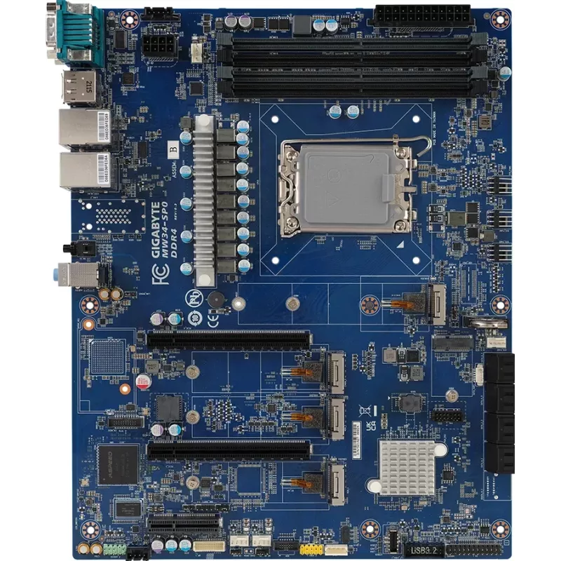 Gigabyte MW34-SP0 Rev. 1.0 ATX formato pagrindinė plokštė su 1700 lizdu, DDR4
