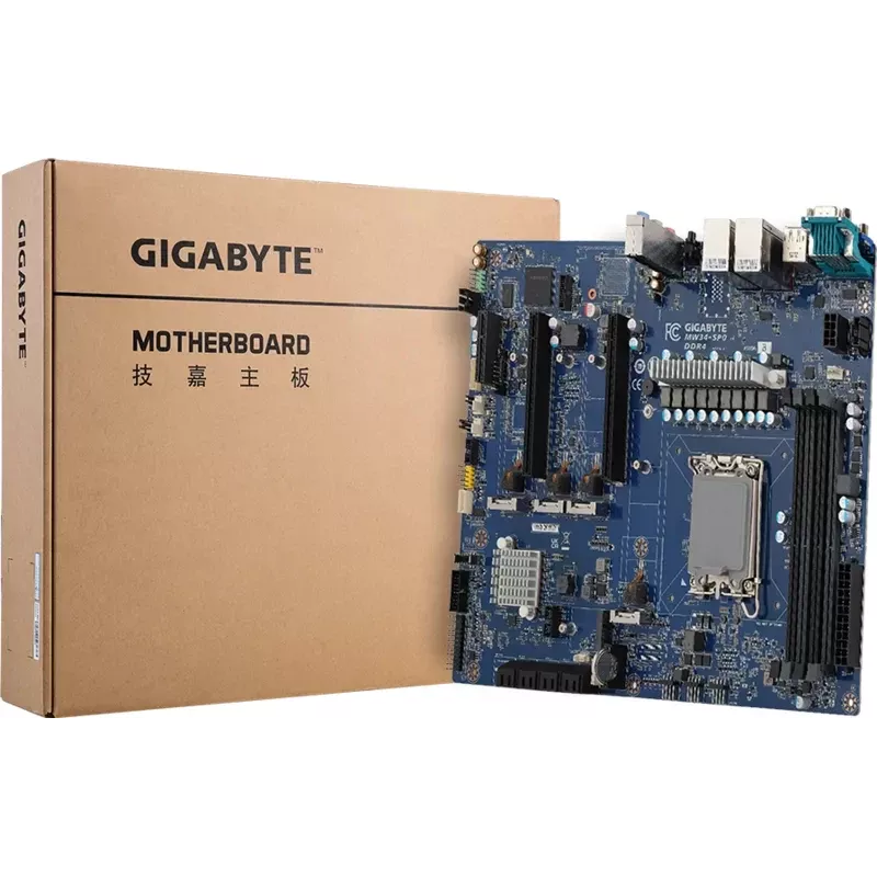 Gigabyte MW34-SP0 Rev. 1.0 ATX formato pagrindinė plokštė su 1700 lizdu, DDR4