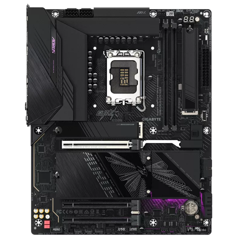 Gigabyte Z890 AORUS Elite Duo X pagrindinė plokštė, ATX, LGA1851 lizdas, DDR5