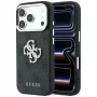 Guess GUE005499 4G & Big Strass Logo telefono dėklas, skirtas iPhone 18 Pro / 17 Pro, juodas
