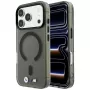 BMW M IML Frosted Metal Logo & Trims MagSafe dėklas iPhone 18 Pro Max / 17 Pro Max, juodas