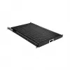EFB Elektronik 691651ATS.12 ištraukiama lentyna 19″ spintai, 1U, giliai juodos spalvos RAL 9005