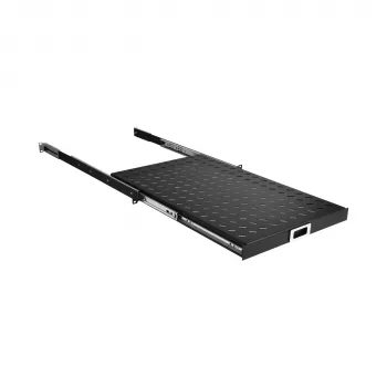 EFB Elektronik 691651ATS.12 ištraukiama lentyna 19″ spintai, 1U, giliai juodos spalvos RAL 9005