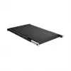 EFB Elektronik 691651ATS.12 ištraukiama lentyna 19″ spintai, 1U, giliai juodos spalvos RAL 9005