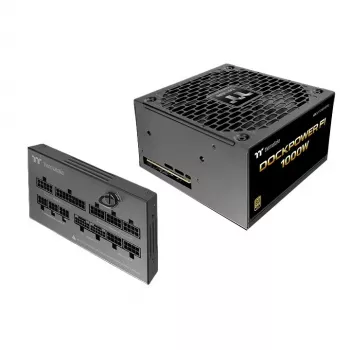 Thermaltake Dockpower FI 1000W kompiuterio maitinimo blokas, 80 PLUS Gold, modulinis, juodas