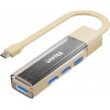 Unitek H1319ACL01 USB-C / USB-A šakotuvas dvikryptis, 5 Gbps, kreminis