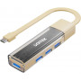 Unitek H1319ACL01 USB-C / USB-A šakotuvas dvikryptis, 5 Gbps, kreminis