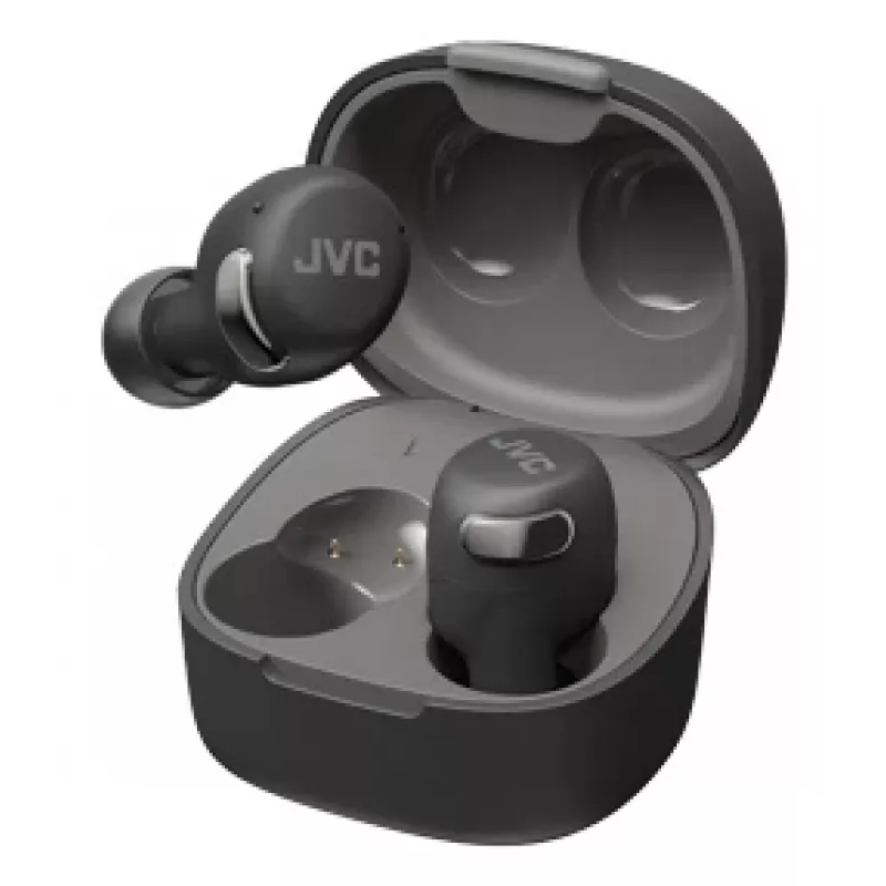 JVC HA-A30T2 belaidės True Wireless ausinės su Multipoint ir triukšmo mažinimu, antracitinės