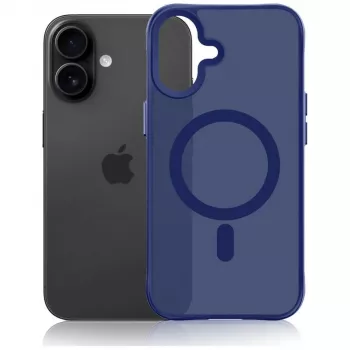 3mk Smoke MagCase telefono dėklas Apple iPhone 17, mėlynas