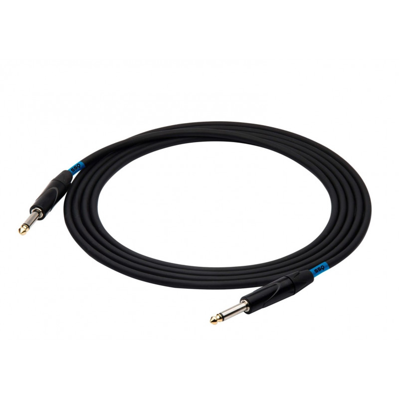 SSQ JMPJMP6 SS-1450 garso laidas, mono jack į mono jack, 6 m, juodas