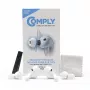 Comply ausinių kamštukai, skirti Apple AirPods Pro 3, balti, L dydžio