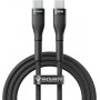 Veger CC03 USB-C į USB-C laidas, PD 48 V 5 A 240 W, 1,5 m, juodas