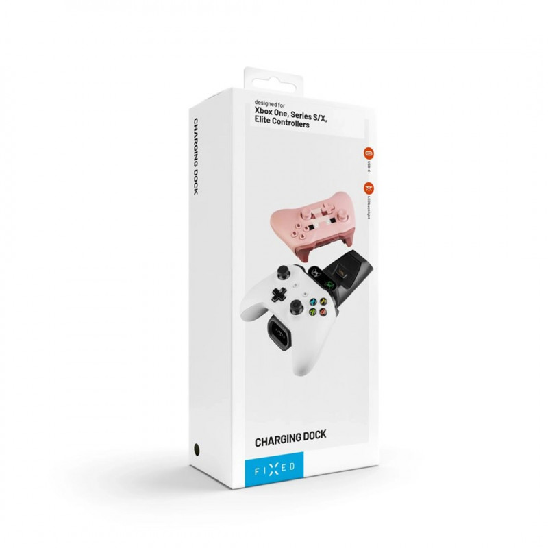 Doko stotelė FIXED FIXXB-DCC-BK Xbox Series X/S valdikliams, juoda