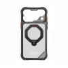 Skinarma Saturn Skin000485 telefono dėklas su MagSafe ir RotatingKick Stand, skirtas iPhone 18 Pro Max / 17 Pro Max, juodas