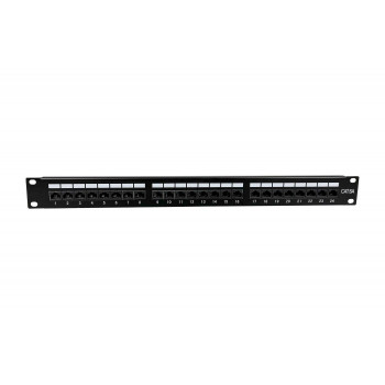 Komutacinis skydas Lanview LVR-CAT6A-UTP-LSA, Cat6a, 1U, 24 prievadai