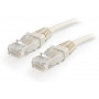 Lanberg PCU6-10CC-0025-R tinklo kabelis RJ45 Cat.6 U/UTP, 0,25 m, raudonas